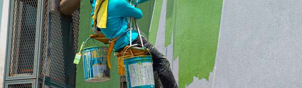 Pintura predial no Ponte Grande Pintura predial no Ponte Grande