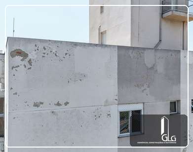Pintura Fachada Predial Integrary Peppe em Sao Caetano Do Sul - Antes e Depois - GLG Construções