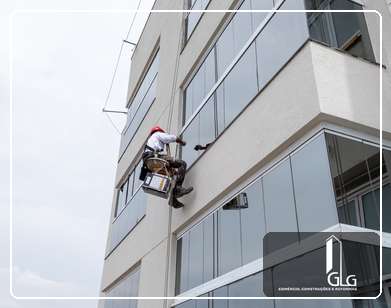 Pintura Fachada Predial Integrary Peppe em Sao Caetano Do Sul - Antes e Depois - GLG Construções