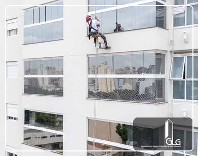 Pintura Fachada Predial Integrary Peppe em Sao Caetano Do Sul - Antes e Depois - GLG Construções