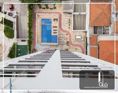 Pintura Fachada Predial Integrary Peppe em Sao Caetano Do Sul - Antes e Depois - GLG Construções